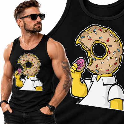 TANK TOP ANIMOWANY  I LIKE DONUT